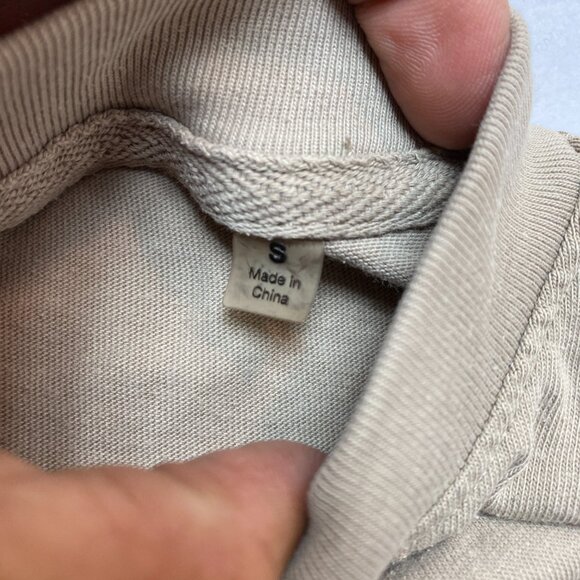 Essentials Fear of God T-Shirt Men's S Tan Camel Short Sleeve Crewneck - Picture 7 of 13